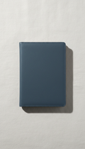 Slate Blue Vegan Leather Notebook Cover
