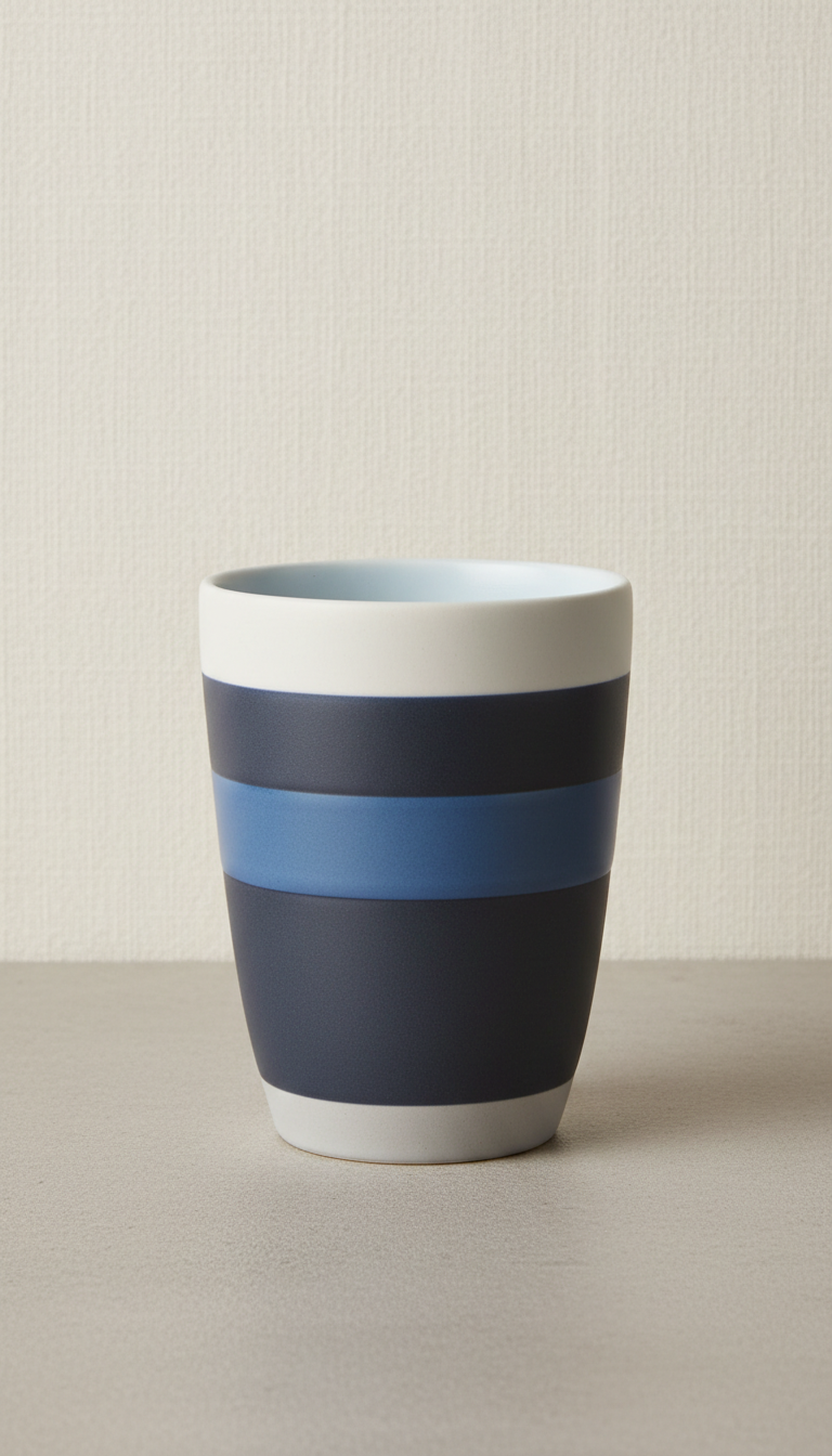 Porcelain Double-Wall Coffee Tumbler